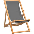 sedie da spiaggia a baldacchino grigio legno massello resistente