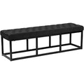 panchine nero velluto